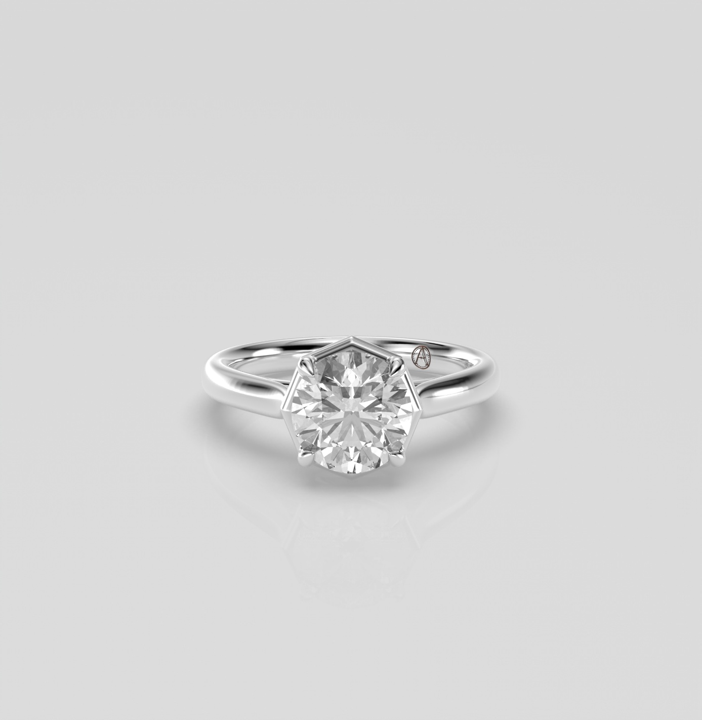 14K Yellow Gold Round Solitaire
Diamond Engagement Ring